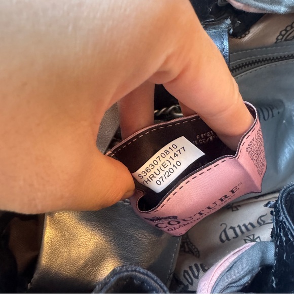 Juicy Couture Gray and Pink Scottie Bags - Picture 5 of 10